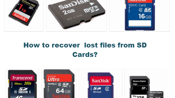 Recover files from SD cards